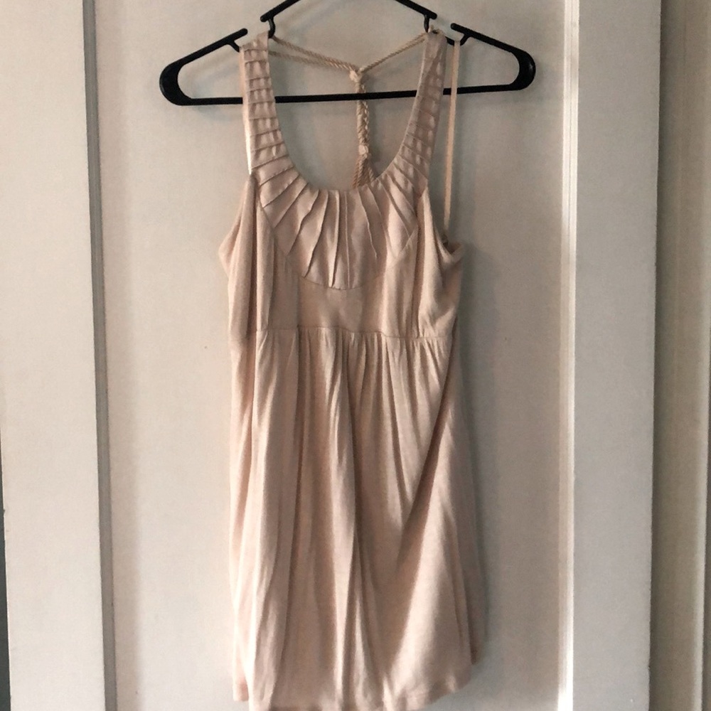 Tan Maternity Braided Halter Tank Size XS